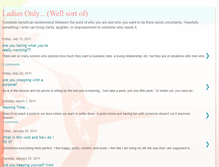 Tablet Screenshot of ladiesonly.blogspot.com