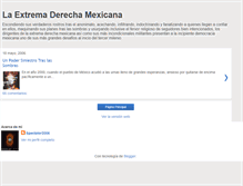 Tablet Screenshot of extrema-derecha.blogspot.com