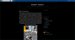 Desktop Screenshot of hankypankypug.blogspot.com