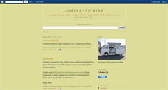 Desktop Screenshot of campervanhirewales.blogspot.com