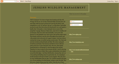 Desktop Screenshot of btjenkins-wildlifemanagement.blogspot.com