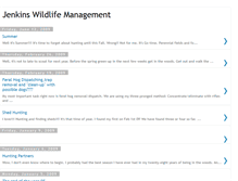 Tablet Screenshot of btjenkins-wildlifemanagement.blogspot.com
