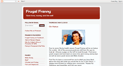 Desktop Screenshot of frugal-franny.blogspot.com