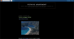 Desktop Screenshot of fethiyeapartment.blogspot.com