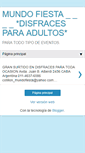 Mobile Screenshot of disfracesadultos-mundofiesta.blogspot.com