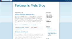 Desktop Screenshot of feldmansmetsblog.blogspot.com