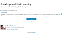 Tablet Screenshot of knowledge-and-understanding.blogspot.com