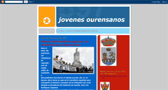 Desktop Screenshot of jovenesourensanos.blogspot.com