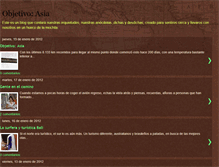 Tablet Screenshot of objetivoasia.blogspot.com