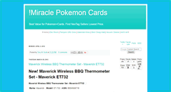 Desktop Screenshot of miraclepokemoncards.blogspot.com