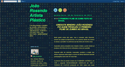 Desktop Screenshot of joaorosendoartistaplastico.blogspot.com