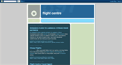 Desktop Screenshot of flightcentre.blogspot.com