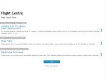 Tablet Screenshot of flightcentre.blogspot.com