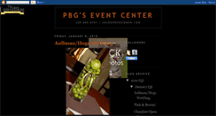 Desktop Screenshot of pbgseventcenter.blogspot.com