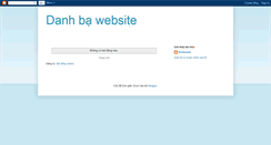 Desktop Screenshot of danhbawebsite.blogspot.com