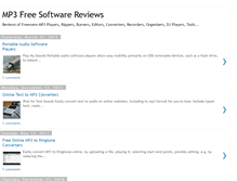 Tablet Screenshot of mp3freesoftware.blogspot.com