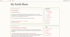 Desktop Screenshot of myearthshare.blogspot.com