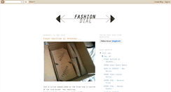 Desktop Screenshot of fashiondialblog.blogspot.com