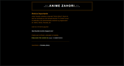 Desktop Screenshot of animezahori.blogspot.com