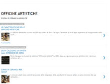 Tablet Screenshot of officineartistiche.blogspot.com