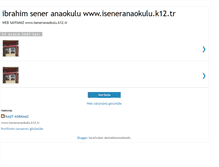 Tablet Screenshot of iseneranaokulu.blogspot.com