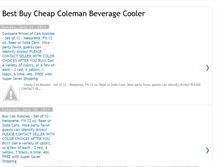 Tablet Screenshot of bestcbuycolemanbeveragecooler.blogspot.com