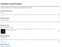 Tablet Screenshot of cambiossuperficiales.blogspot.com