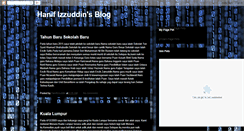 Desktop Screenshot of hizzuddin.blogspot.com