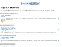 Tablet Screenshot of magnetic-bracelets-2u.blogspot.com