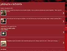 Tablet Screenshot of pedacoseinteiros.blogspot.com