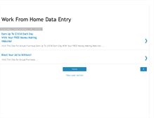Tablet Screenshot of alexjon-workfromhomedataentry.blogspot.com