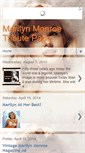 Mobile Screenshot of marilynmonroepage.blogspot.com