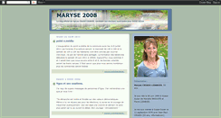 Desktop Screenshot of maryse2008.blogspot.com