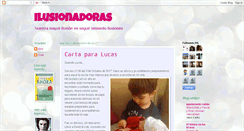 Desktop Screenshot of ilusionadoras.blogspot.com