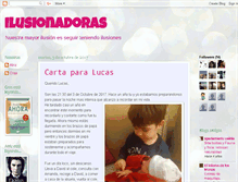 Tablet Screenshot of ilusionadoras.blogspot.com