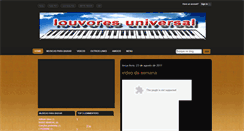 Desktop Screenshot of louvoresuniversal.blogspot.com