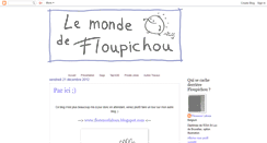 Desktop Screenshot of floupichou.blogspot.com