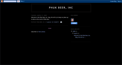 Desktop Screenshot of phukbeer.blogspot.com