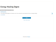 Tablet Screenshot of energyhealingdigest.blogspot.com