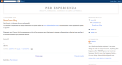 Desktop Screenshot of peresperienza.blogspot.com