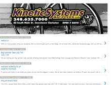 Tablet Screenshot of kineticsystemsbicycles.blogspot.com