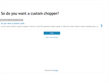 Tablet Screenshot of my-custom-chopper.blogspot.com