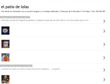 Tablet Screenshot of elpatiodelolas.blogspot.com