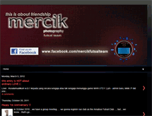 Tablet Screenshot of mercikfutsalteam.blogspot.com