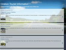 Tablet Screenshot of cirebontouristinformation.blogspot.com