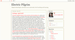 Desktop Screenshot of electricpilgrim.blogspot.com