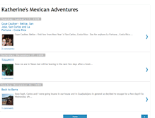 Tablet Screenshot of katherinesmexicanadventures.blogspot.com