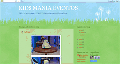 Desktop Screenshot of kidsmaniaeventos.blogspot.com