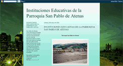 Desktop Screenshot of institucioneseducativasdesanpablo.blogspot.com