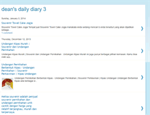 Tablet Screenshot of deansdailydiary.blogspot.com